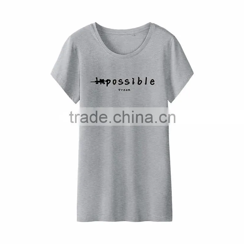 2016 Summer Korean New Fashion print Cotton T Shirt Women, Cheap T Shirt