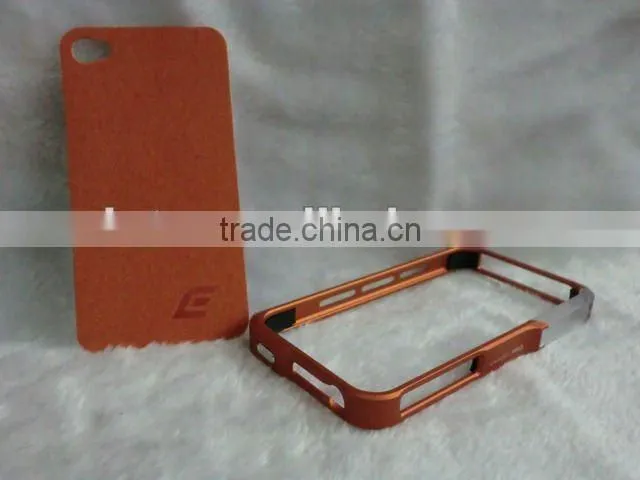 high quality novelty Durable Aluminium Metal Bumper Cover Case for iphone 4 4S