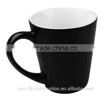 12oz Colour Changing Latte Mug / Outside color printing mug/ Colorful mug for promotion/ Mug for coffee/ Mug for ADs
