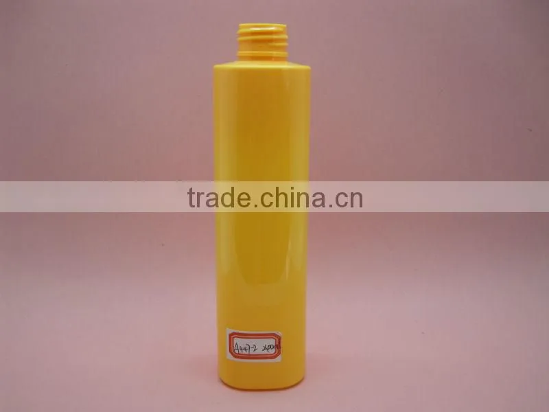 screen printing 250ml boston plastic bottle for packaging