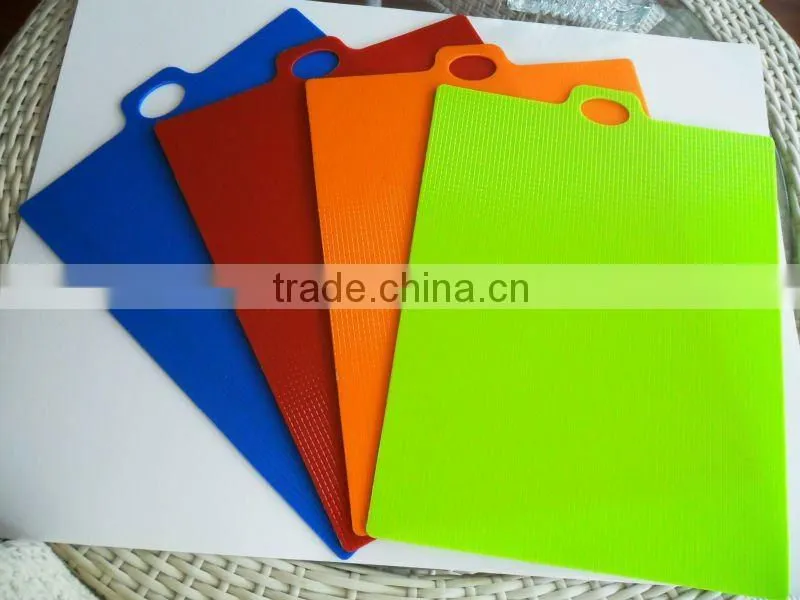 Plastic non-skid /anti-slip cutting board