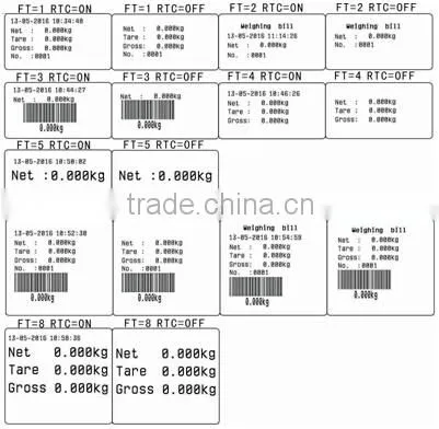Customize label printer indicator