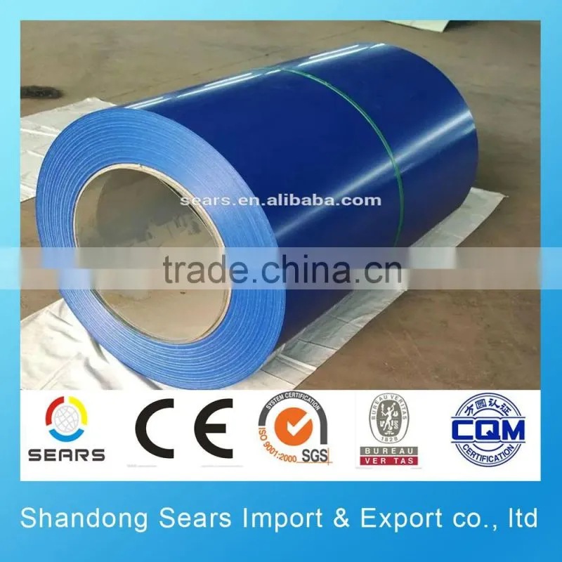 Processing customized color coated steel coil roofing sheet coloring sheet