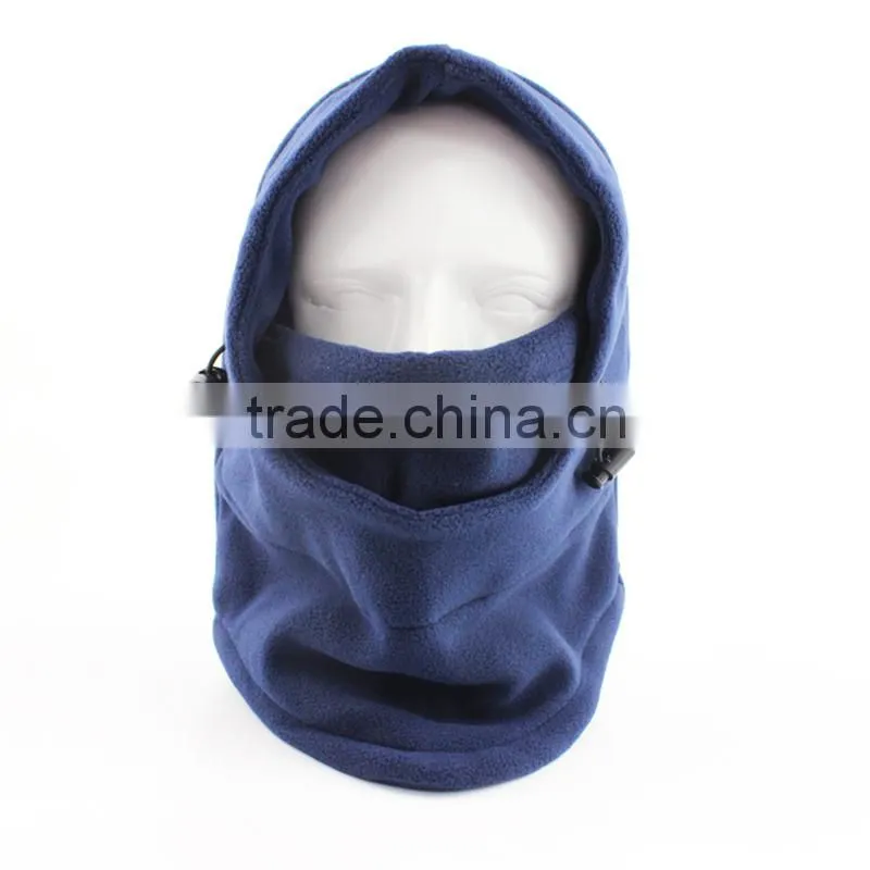 Dark grey motorcycle mask polar fleece balaclava
