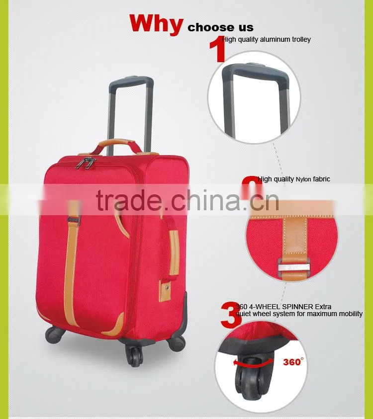 2016 latest style high quality oxford durable luggage travel bags in pcs set