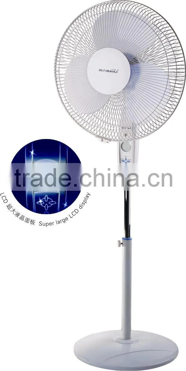 9.5 hours timer electrical fan 16'' stand fan ventilator fan
