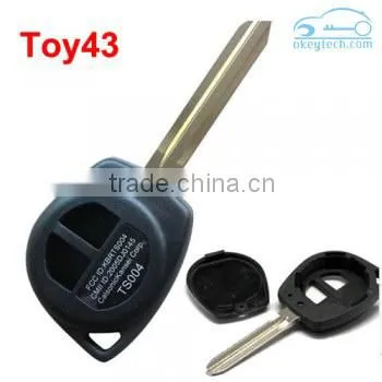 High Quality car key shell Suzuki Swift key,2 button Suzuki Swift key blank HU133R