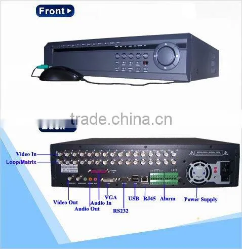 4 Channel Full D1 1U Standalone DVR recorder 0404HE-AN