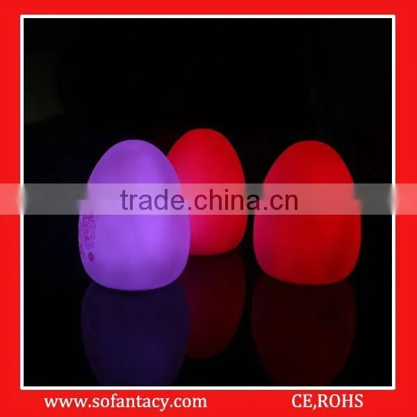 colour changing egg shape party lamp light