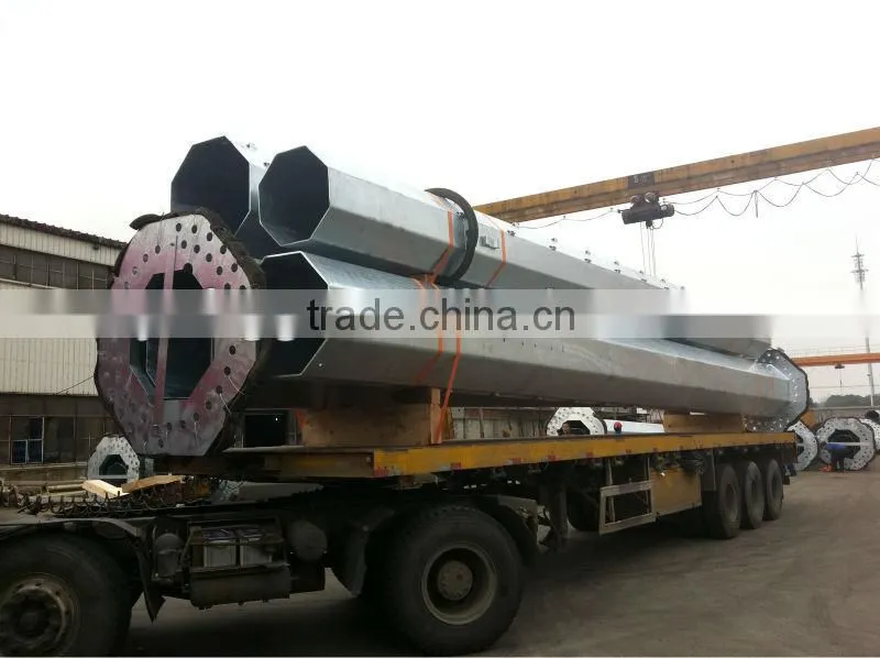 hot dip galvanized outdoor high mast light pole
