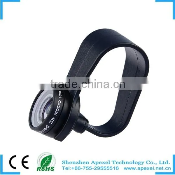 Microscope lens 20x Macro Lens for iPhone 6 6 plus 5 5S 5C 5 4 Samsung HTC
