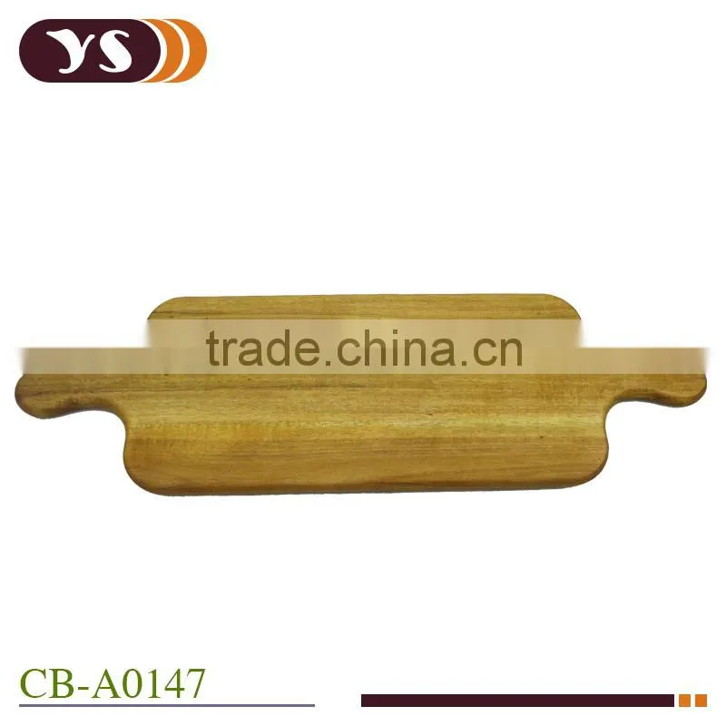 Two handle acacia serving board