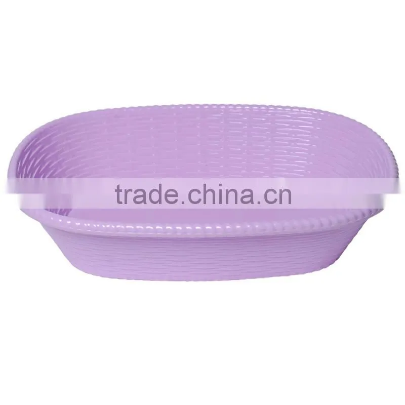 customized oval shaped melamine fruit basket