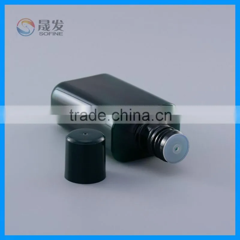 Square cosmetic pp lotion bottle