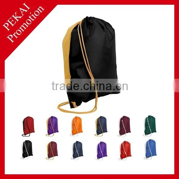 Newly Cheapest Best Selling Plastic Drawstring Backpack Bag For Christmas Gifts With Logo