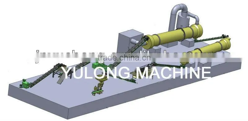 yulong1 ton/hour compost pelleting machine