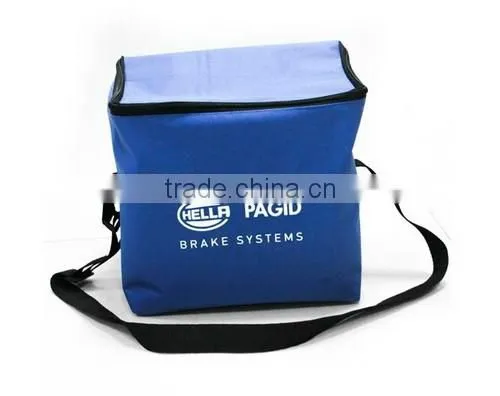 Promotional Non Woven Cooler Bags Zipper Closure - 6 Can