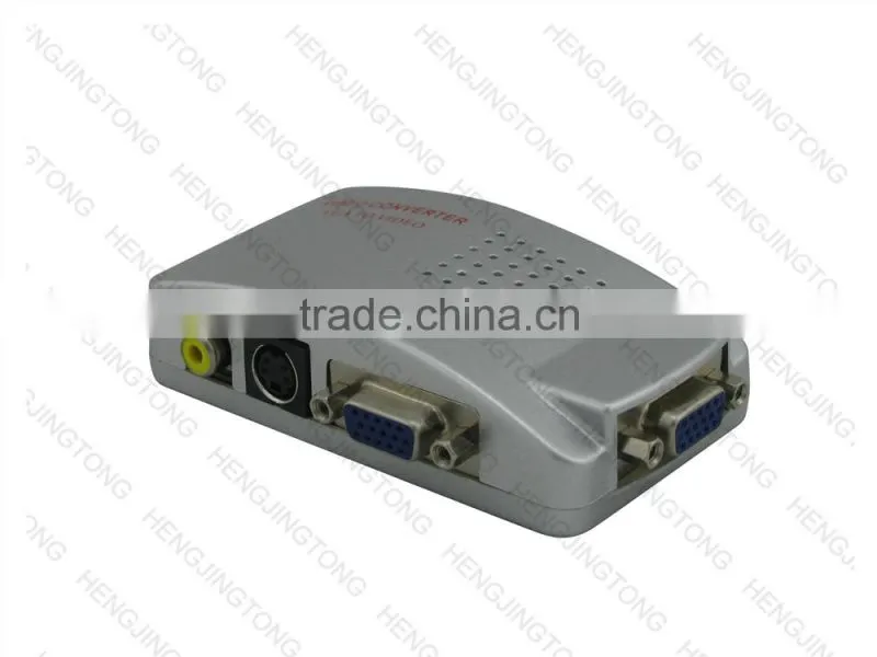 High Resolution Video VGA Conversion 15 Pin VGA to Video & S-video Converter