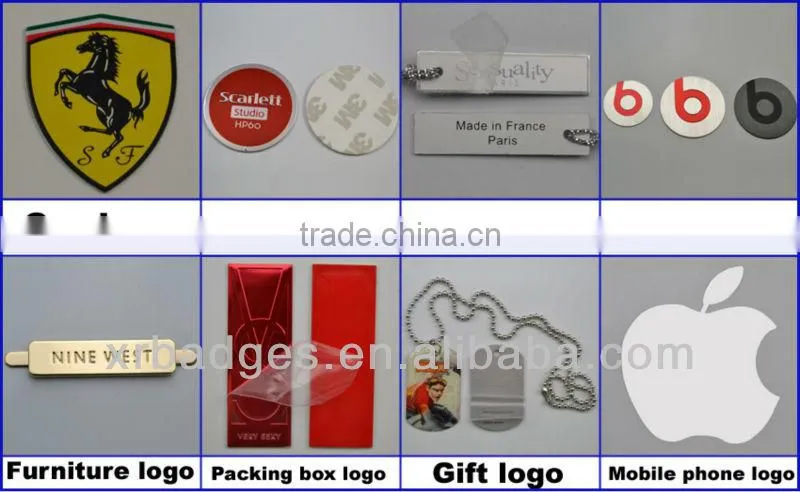 Customized Metal Nameplate. with Company logo from nameplate maker