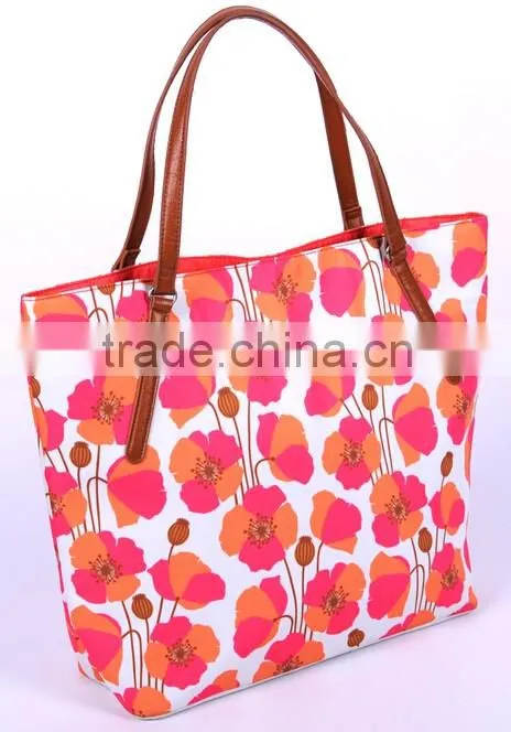 Top quality factory direct price polyester lady tote bags