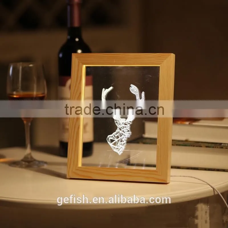 Hot selling wood and plexiglass frames with low price