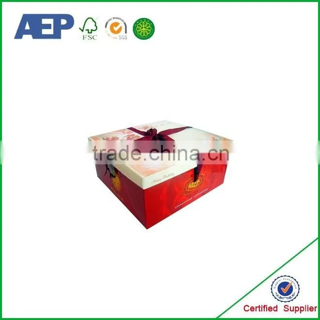 glossy lamination costom quality cheap packaging box for gift