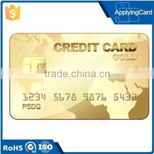 Hot Selling Standard Contact Prepaid Credit Card for bank with low cost