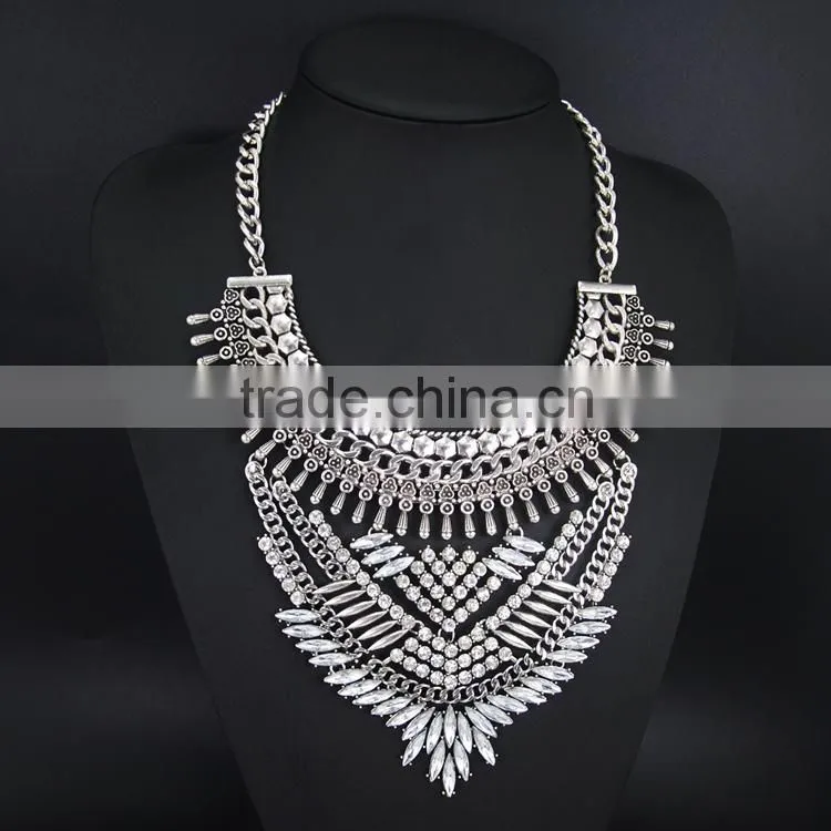 Alloy necklace china's alibaba bling bling hip hop pendant