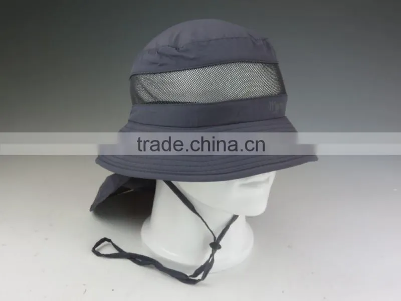 grey sinamay hat fishing hat