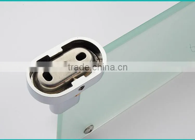 2015News modern design Bathroom accessories frosted simple desgin hardware zinc alloy glass shelf