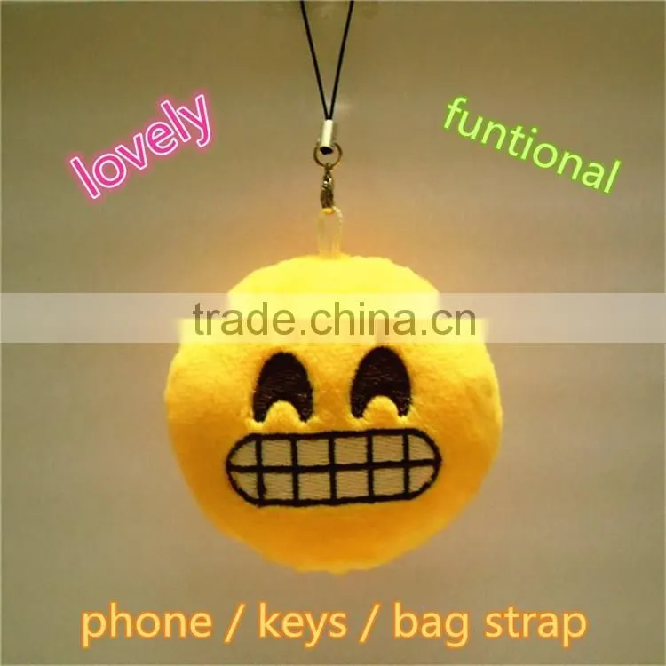 New arrivals promotional customizational design whatsapp emoji bag decoration
