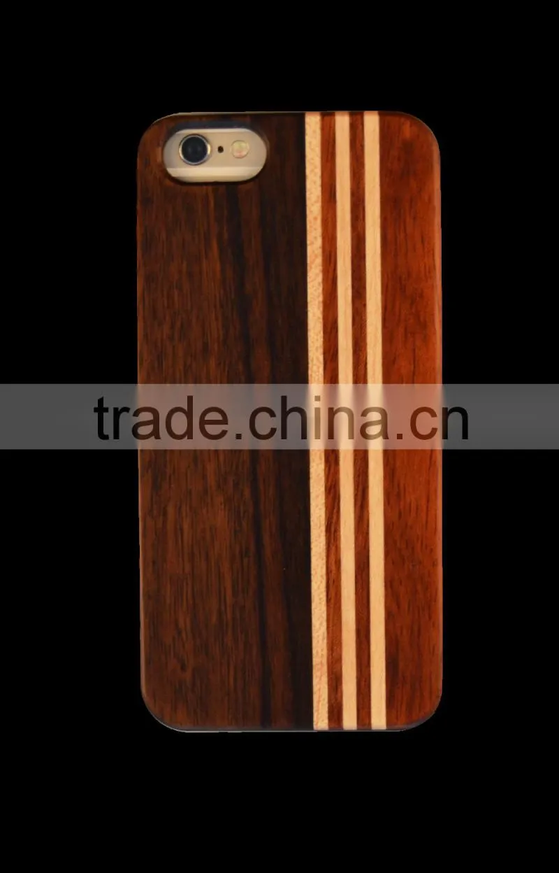 MOBILE PHONE CASE CUSTOMIZED in natural solid wood finish