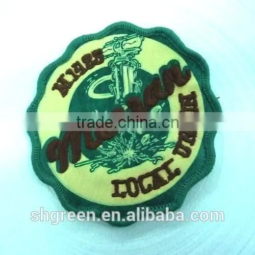 Outdoor sportswear embroidery badges&patches