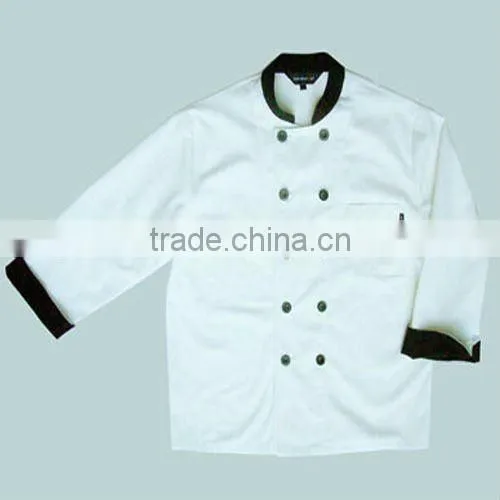 OEM TC hotel white chef coat uniform