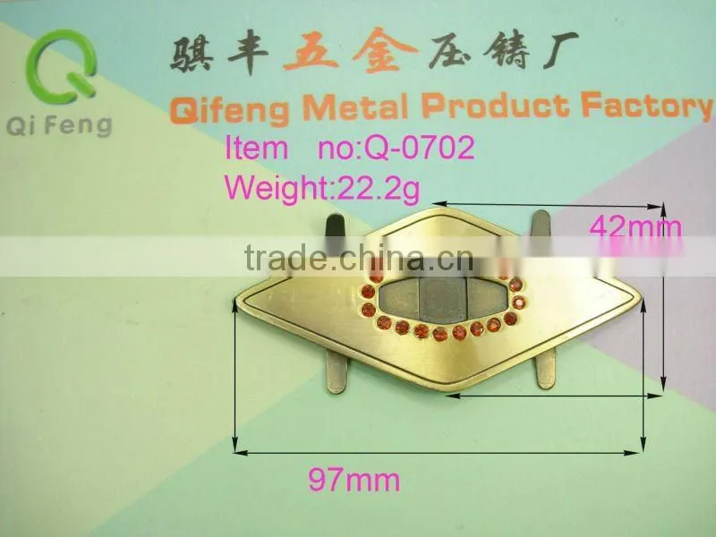 qifeng metal lables for shoes and handbags