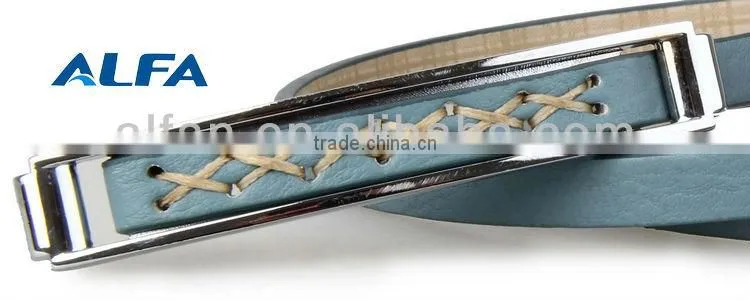New Rectangle Snap Buckle Leather Belt