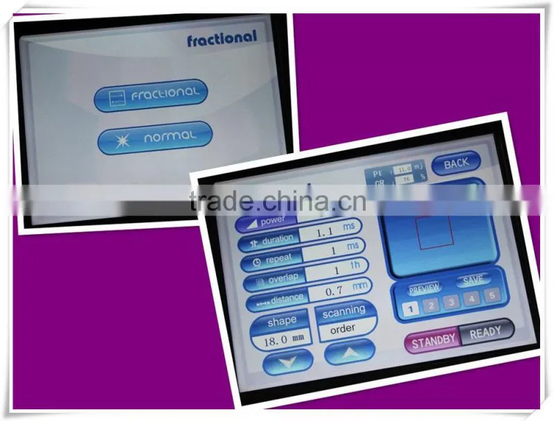 Super 10600nm skin resurfacing treatment co2 fractional laser for sale