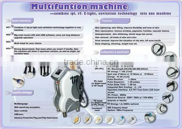 Multifunctional Beauty Massager Ultrasonic Photon IPL Machine