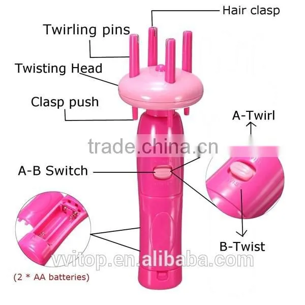 New hair styling tools Automatic twist braid knitted device hair braider machine