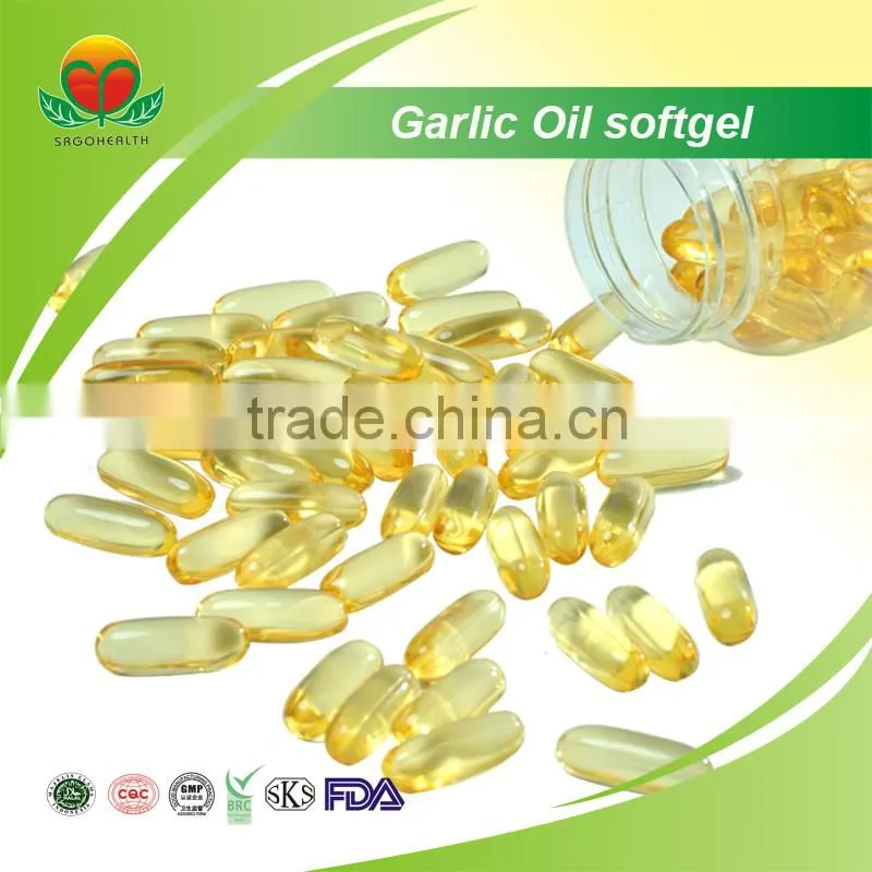 Manufacturer Supply Garlic Oil Softgel