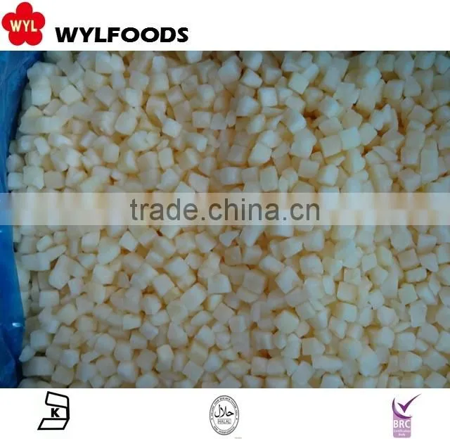 IQF frozen apple dices