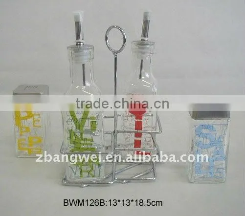 glass transparent jar used for spice