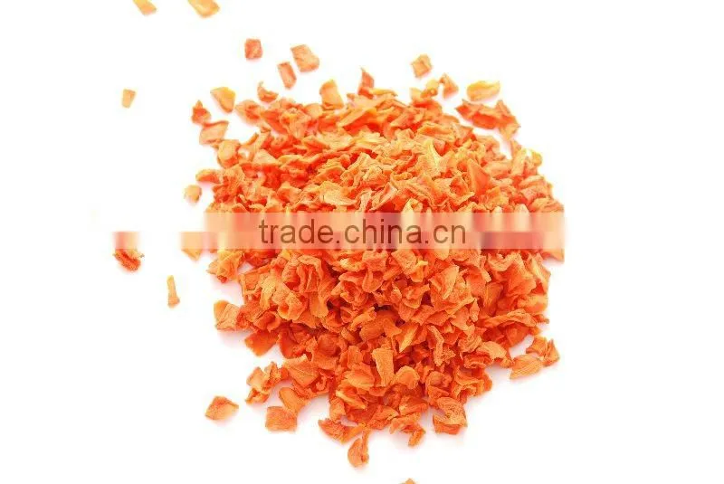 bulk air dehydrated carrot granules with low sugar