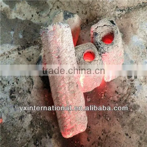 Square of 4*4cm hardwood charcoal bbq