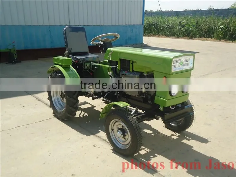 15p mini four wheel tractor with tiller