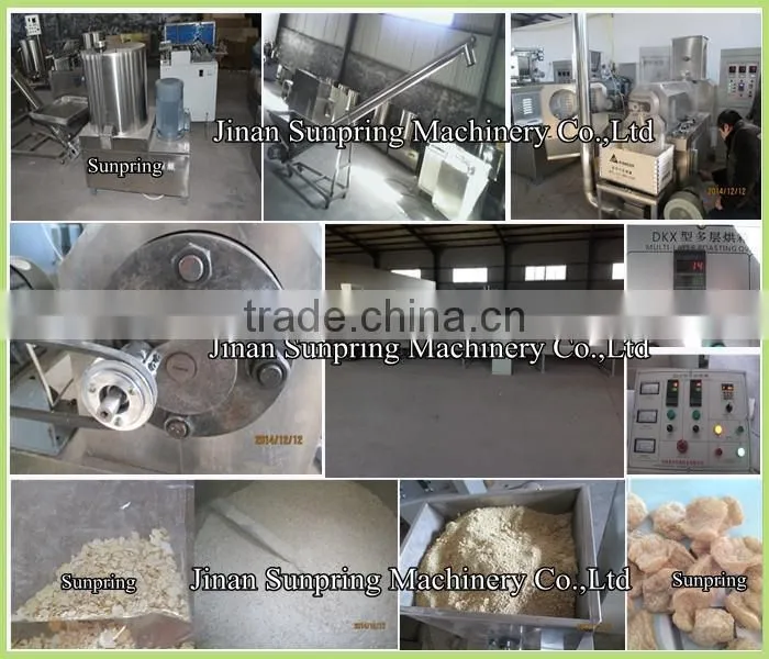 Textured Vegetable Soy Protein Food Machine