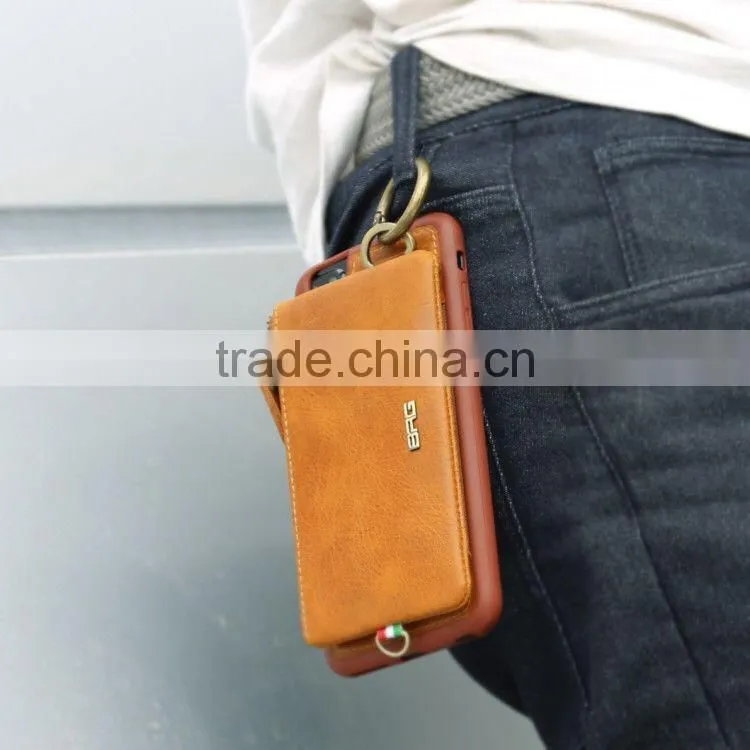 Wallet leather phone case magnetic leather case for iPhone