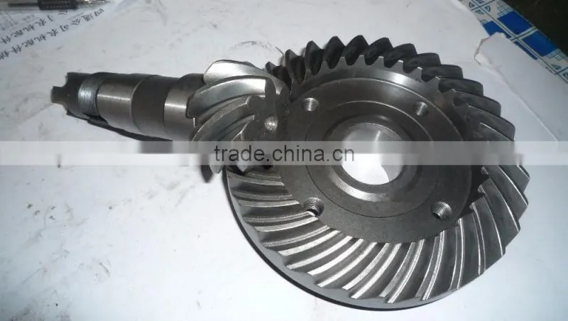 Diesel engine Spiral crown gear Shank-type spiral bevel pinion tire 6.00-16