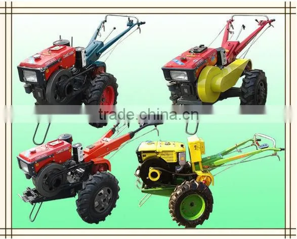 12hp electric start farm use new walking tractor