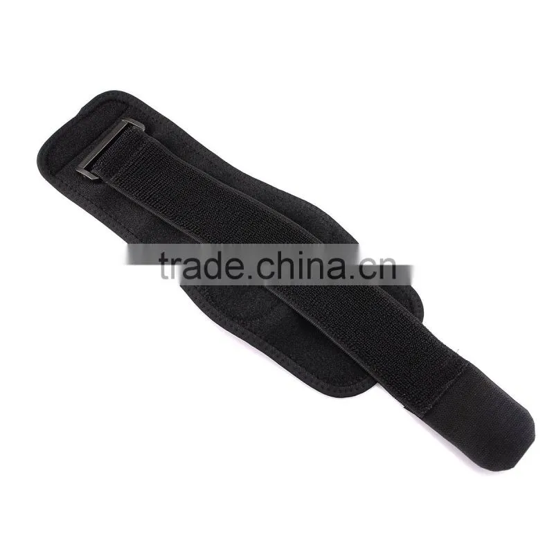 Wrap-around Black Sports Elbow Support Brace Band Strap with Pressure Pad